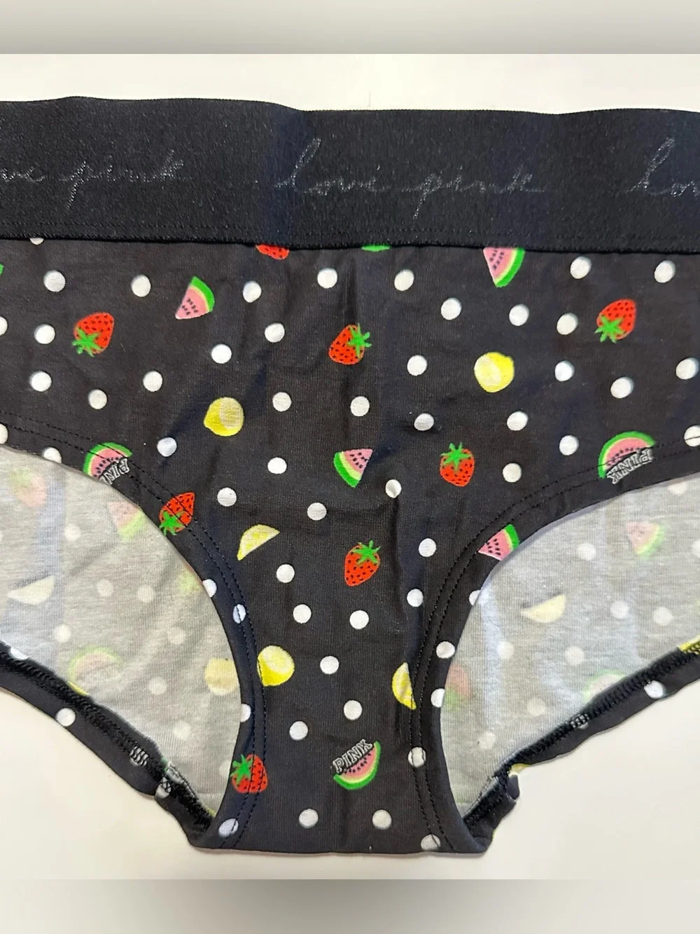 NWT Victorias Secret Hipster Panties Fruit Design Size L